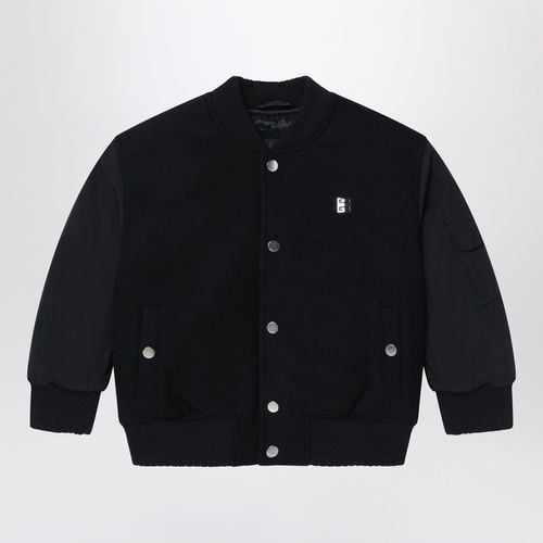 Black wool blend bomber jacket - Givenchy - Modalova