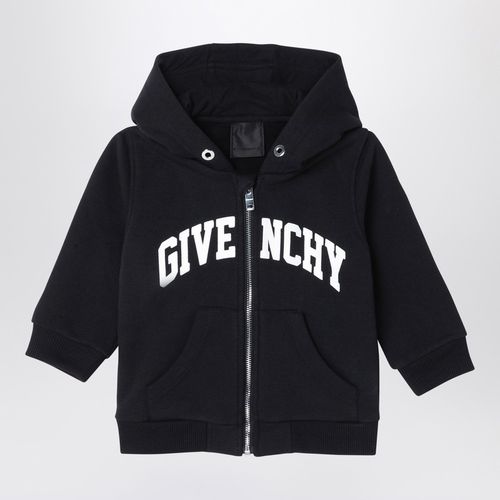 Felpa con zip nera con logo - Givenchy - Modalova