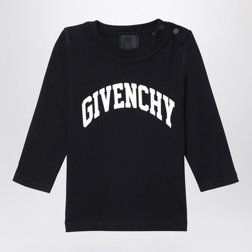 Black cotton jersey with logo - Givenchy - Modalova