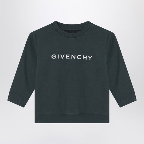 Felpa verde scura con logo - Givenchy - Modalova