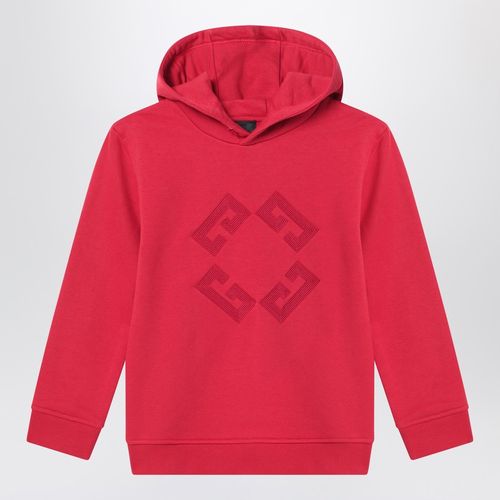 Burgundy hoodie with embroidered logo - Givenchy - Modalova