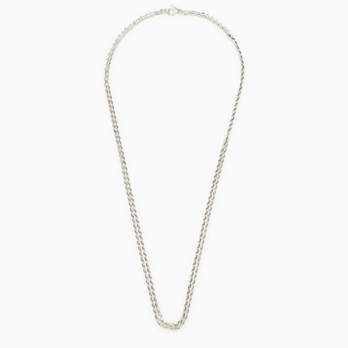 Silver thin chain necklace - Emanuele Bicocchi - Modalova