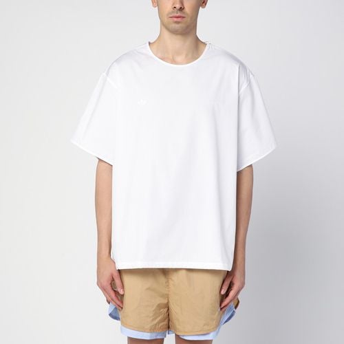 Cotton T-shirt with drawstring - adidas by Wales Bonner - Modalova