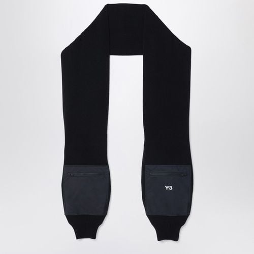 Wool and nylon scarf with sleeves - adidas Y-3 - Modalova