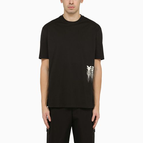 T-Shirt mit Rundhalsausschnitt und schattiertem Logo - adidas Y-3 - Modalova