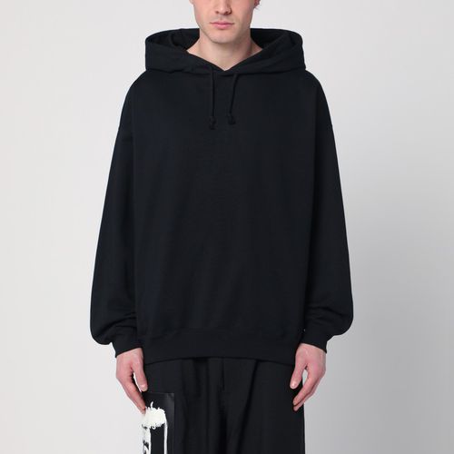 Schwarzer Kapuzenpullover mit Grafikdruck - adidas Y-3 - Modalova