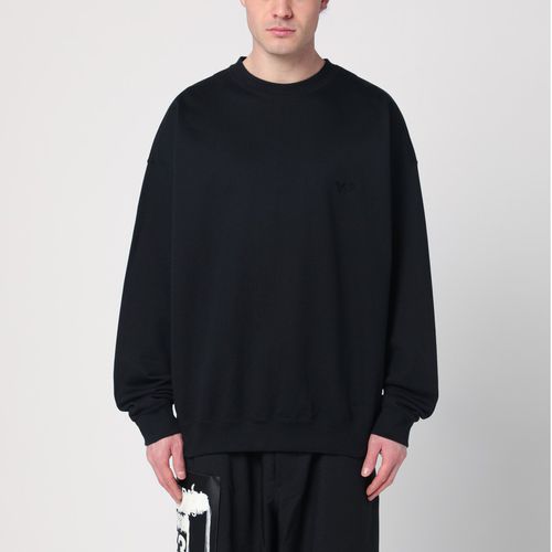 Black crewneck sweatshirt with logo - adidas Y-3 - Modalova