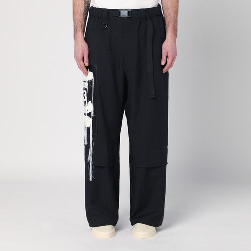 Pantalone Sport Uniform Patch nero - adidas Y-3 - Modalova