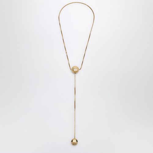 Gold-plated Anagram Pebble necklace - Loewe - Modalova