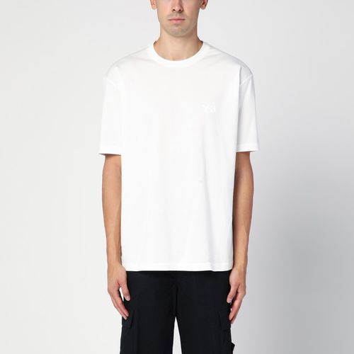 White cotton T-shirt with logo - adidas Y-3 - Modalova