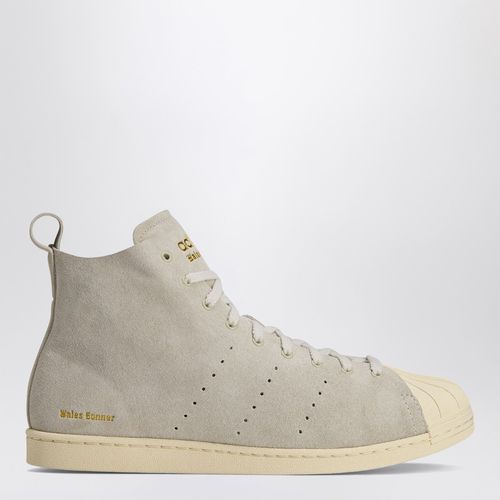 Sneaker Superstar Hi Mist Stone/Wonder White/Gold Metallic - adidas by Wales Bonner - Modalova