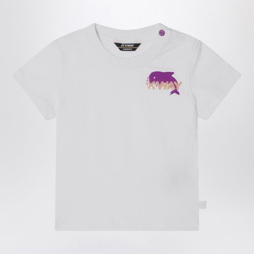 Weißes Pete Dolphin T-Shirt - K-Way - Modalova