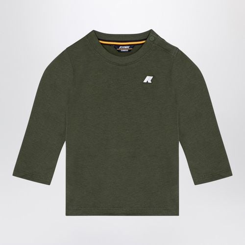 Dark green cotton Elmette T-shirt - K-Way - Modalova