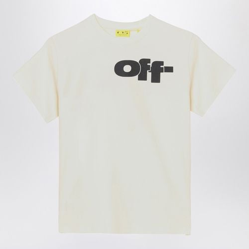 T-shirt bianca con stampa logo - Off-White™ - Modalova