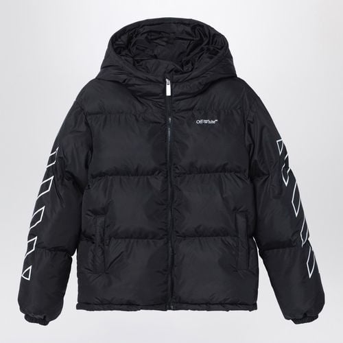 Schwarze gefütterte Nylonjacke - Off-White™ - Modalova