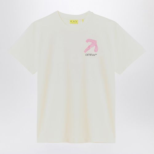 T-shirt bianca con stampa logo - Off-White™ - Modalova