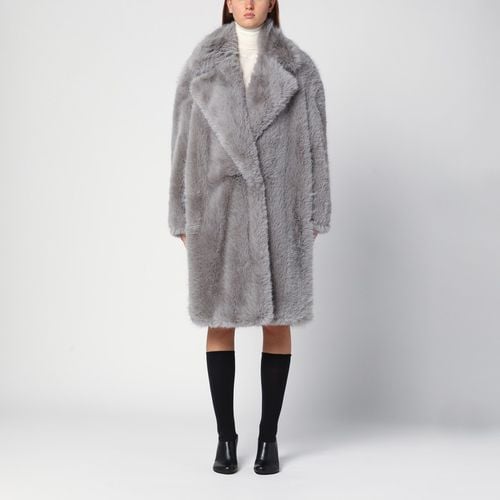 Light grey faux fur coat - Sportmax - Modalova