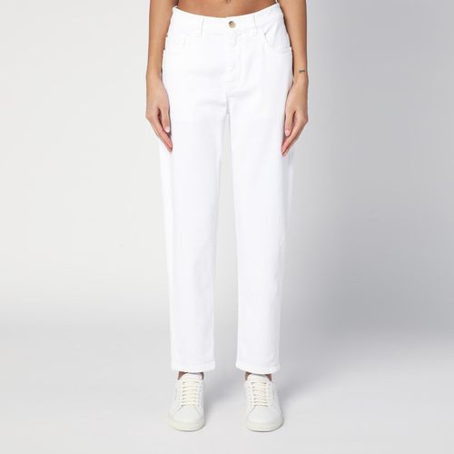 Pantalone bianco in cotone - Brunello Cucinelli - Modalova