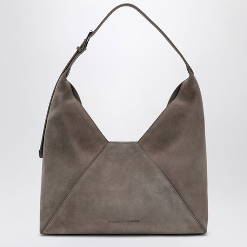 Borsa Hobo BC Duo grigia - Brunello Cucinelli - Modalova