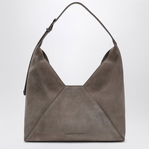 Graue Hobo-Tasche BC Duo - Brunello Cucinelli - Modalova