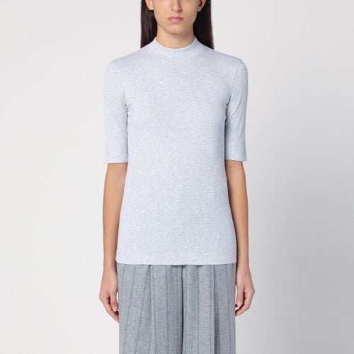 Light grey ribbed cotton jersey - Brunello Cucinelli - Modalova