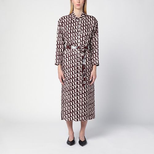 Beidseitig tragbares burgunderfarbenes Hemdkleid - MAX MARA TIMELESS - Modalova