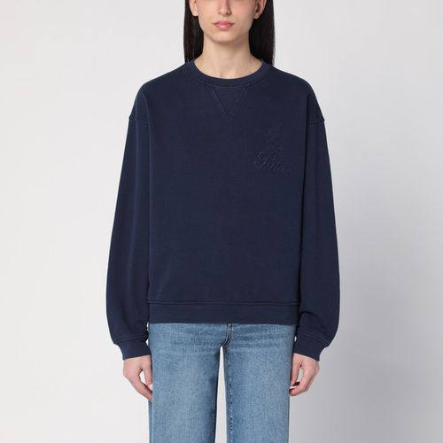 Marineblaues Sweatshirt aus Baumwollmischung - Frame - Modalova