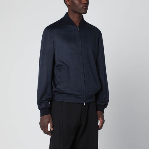 Cardigan in flanella leggera di cashmere - Brunello Cucinelli - Modalova