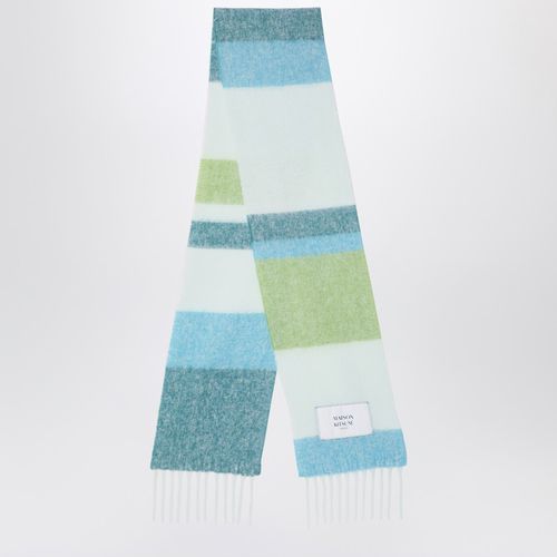 Wool blend striped scarf - Maison Kitsuné - Modalova