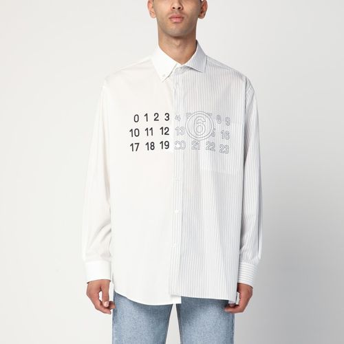Numeric Signature poplin shirt - MM6 Maison Margiela - Modalova