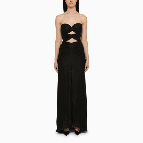 Brigitta black long dress - Costarellos - Modalova