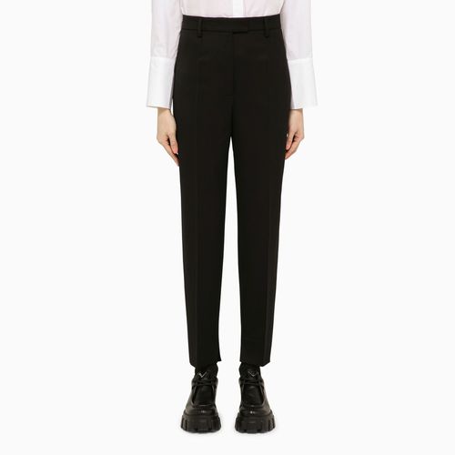 Classic black wool trousers - Prada - Modalova