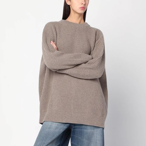 Übergroßer gerippter Pullover - MM6 Maison Margiela - Modalova