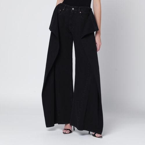 Jeans neri a pannelli - MM6 Maison Margiela - Modalova