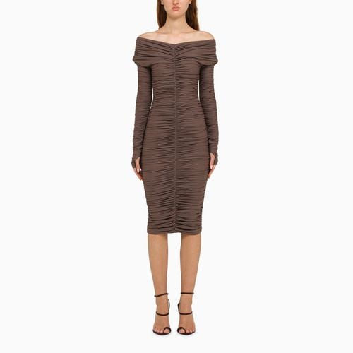 Nicole dress brown - THE ANDAMANE - Modalova