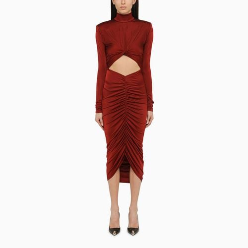 Kim red midi dress - THE ANDAMANE - Modalova