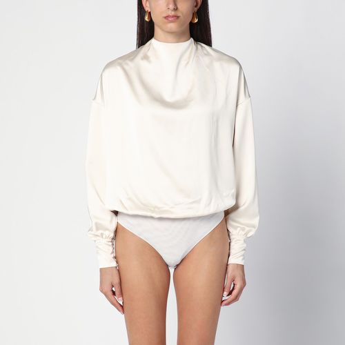 Sylvia milk-white bodysuit - THE ANDAMANE - Modalova