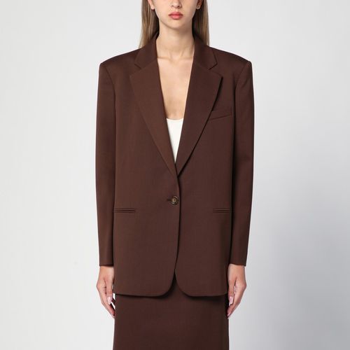 Blazer Guia aus Wolle hot chocolate - THE ANDAMANE - Modalova