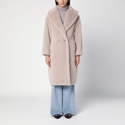 Sandfarbener Teddy Bear Icon Coat aus Alpaka und Wolle - Max Mara - Modalova