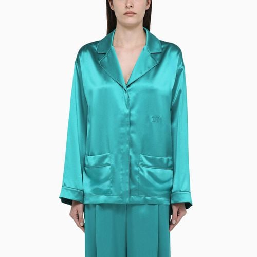 Bluse im Pyjama-Stil aus Seidensatin - Max Mara Pianoforte - Modalova