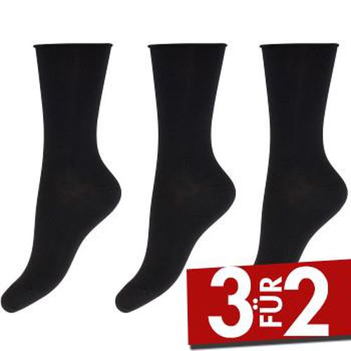 P Bamboo Thin Socks Schwarz Strl 37/41 Damen - Decoy - Modalova