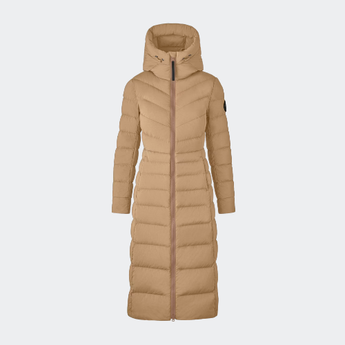 Langer Clair Mantel mit Black Label (Weiblich, , S) - Canada Goose - Modalova