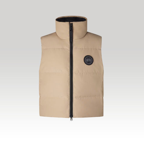 Grandview Cropped Vest Black Label (Women, , L) - Canada Goose - Modalova