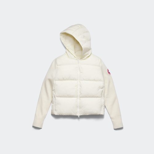 Giubbino largo con cappuccio in maglia trapuntata HyBridge® (Donna, , XS) - Canada Goose - Modalova