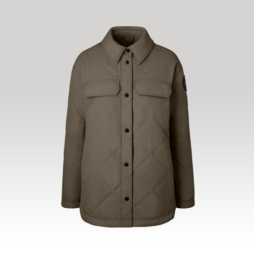 Giacca-camicia trapuntata Albany Black Label (Donna, , S) - Canada Goose - Modalova