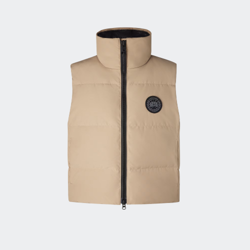 Grandview Cropped Vest Black Label (Women, , S) - Canada Goose - Modalova