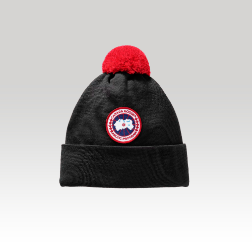 Toque con pon pon in lana merino da bambino (Bambino, , TAGLIA UNICA) - Canada Goose - Modalova