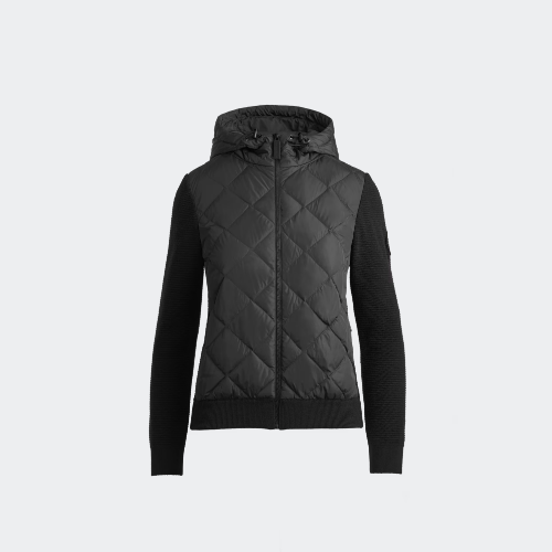 HyBridge® Steppstrick-Kapuzenjacke mit Label (Weiblich, , L) - Canada Goose - Modalova