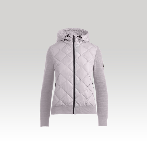 HyBridgeÂ® Quilted Knit Hoody Black Label (Women, , S) - Canada Goose - Modalova