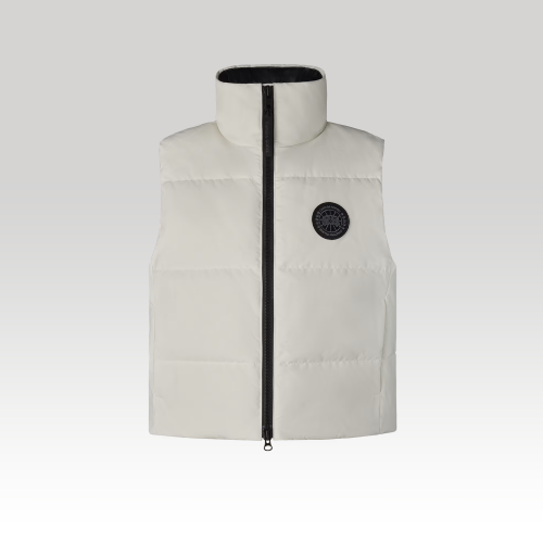 Grandview Cropped Vest Black Label (Women, , M) - Canada Goose - Modalova